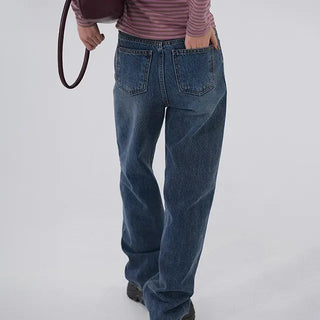 Tsya Straight Medium Blue Denim
