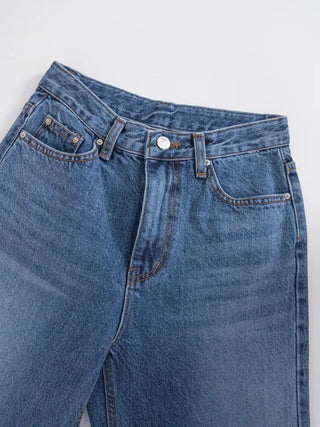 Tsya Straight Medium Blue Denim