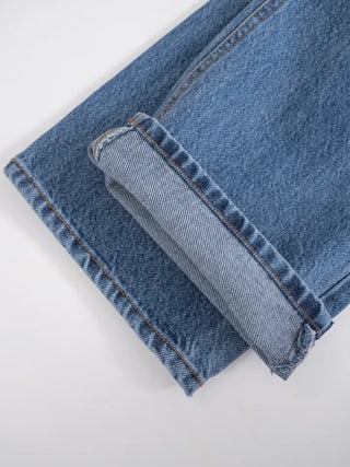 Tsya Straight Medium Blue Denim