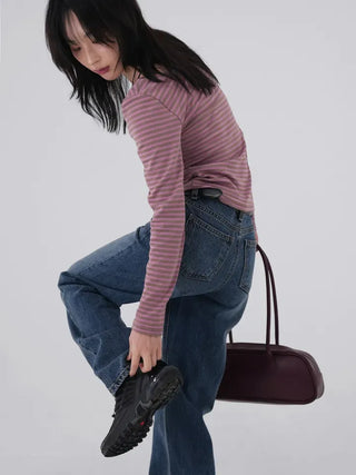 Tsya Straight Medium Blue Denim