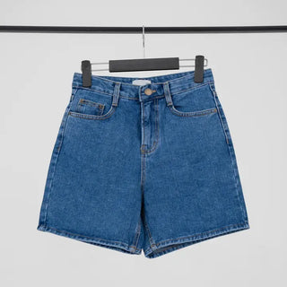Leaf Simple Part Denim Shorts