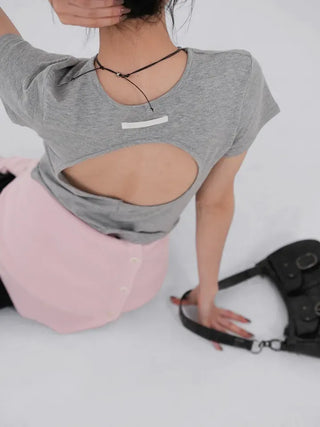 Ivy Circle Backless Modal Slim Tee