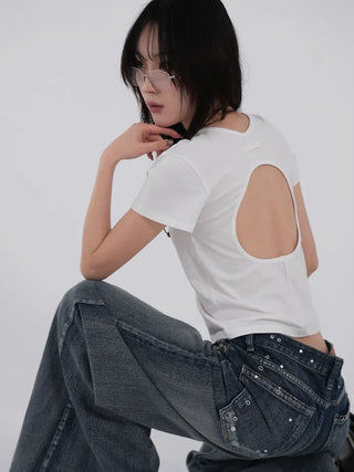 Ivy Circle Backless Modal Slim Tee