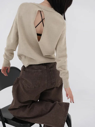 Karr Old Brown Wide Denim Pants
