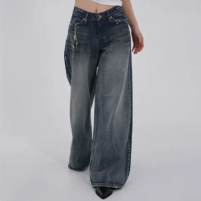 Noah Keyring Wide Bootcut Denim