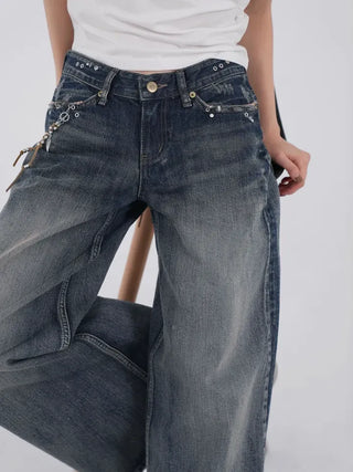 Noah Keyring Wide Bootcut Denim