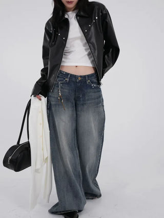 Noah Keyring Wide Bootcut Denim