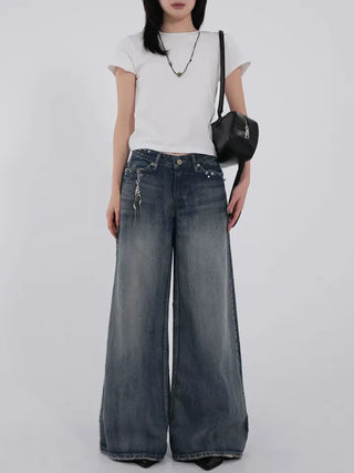 Noah Keyring Wide Bootcut Denim