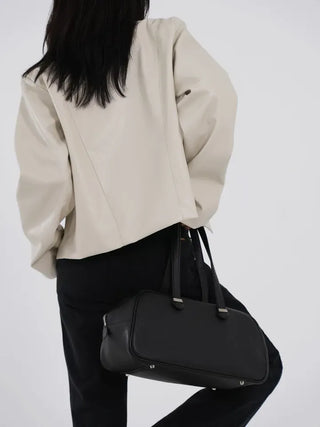 Yumeki Rivet Leather Jacket