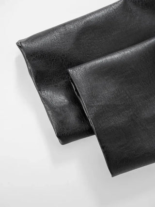 Yumeki Rivet Leather Jacket