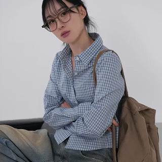 Camille Daily Slim Crop Shirt