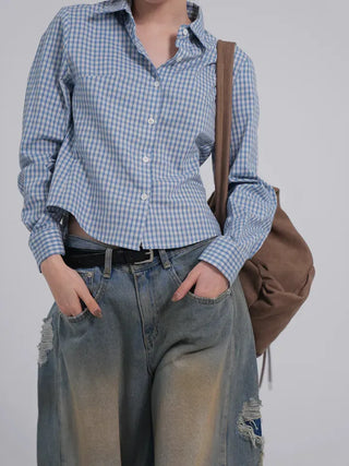 Camille Daily Slim Crop Shirt