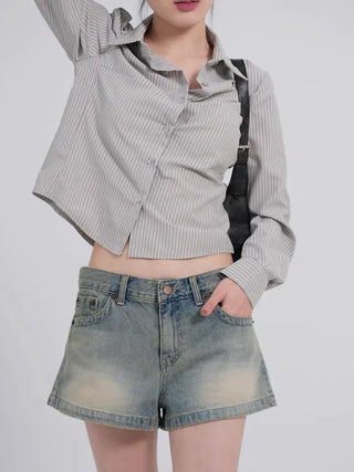 Camille Daily Slim Crop Shirt