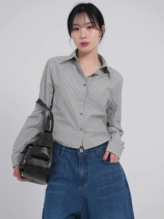 Camille Daily Slim Crop Shirt