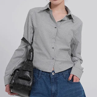 Camille Daily Slim Crop Shirt