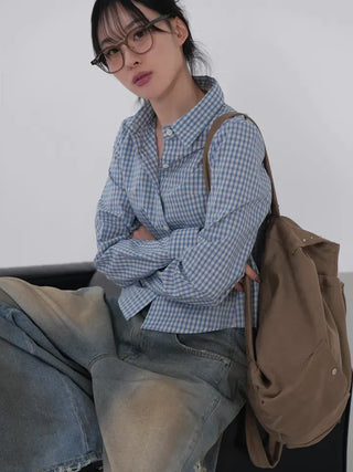 Camille Daily Slim Crop Shirt