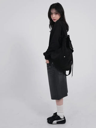 Lumi Western Suede Backpack
