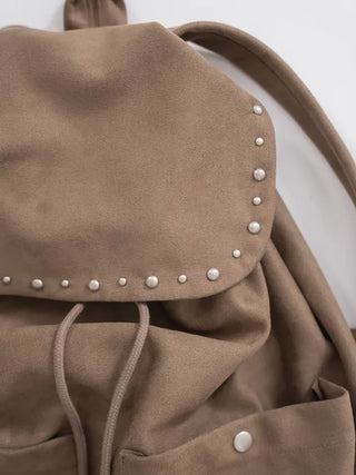 Lumi Western Suede Backpack
