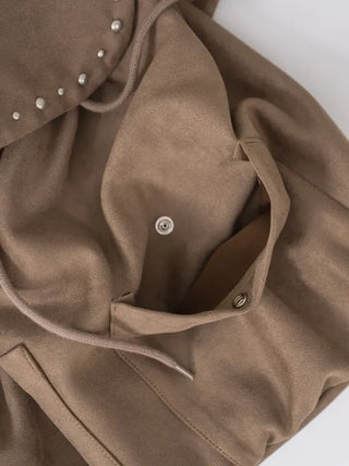 Lumi Western Suede Backpack