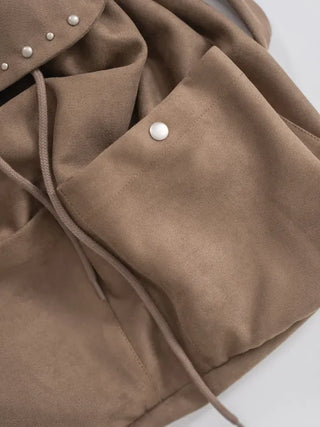 Lumi Western Suede Backpack