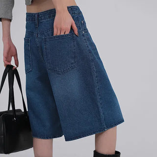 Sharty D-Ring Bermuda Half Denim Pants