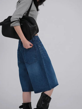 Sharty D-Ring Bermuda Half Denim Pants