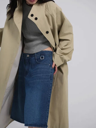 Sharty D-Ring Bermuda Half Denim Pants