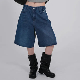 Sharty D-Ring Bermuda Half Denim Pants
