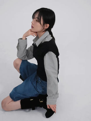 Sharty D-Ring Bermuda Half Denim Pants