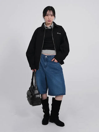 Sharty D-Ring Bermuda Half Denim Pants