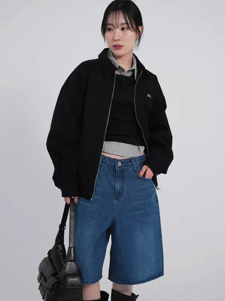Sharty D-Ring Bermuda Half Denim Pants