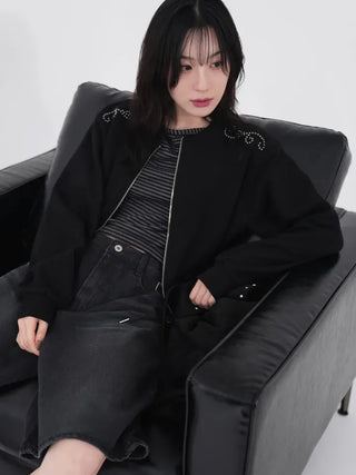 Sharty D-Ring Bermuda Half Denim Pants