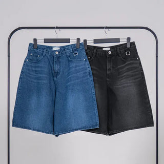 Sharty D-Ring Bermuda Half Denim Pants