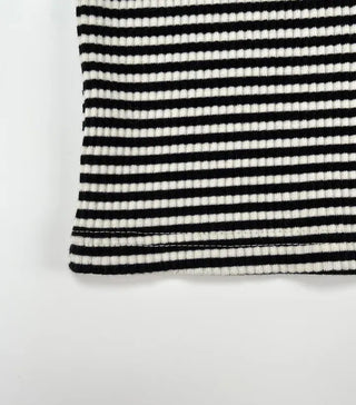 Enzo Striped Waffle Short Sleeve Tee