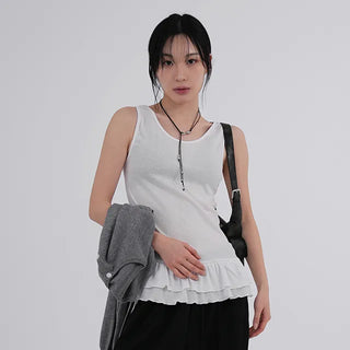 Ropi Frill Sleeveless Top