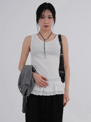 Ropi Frill Sleeveless Top