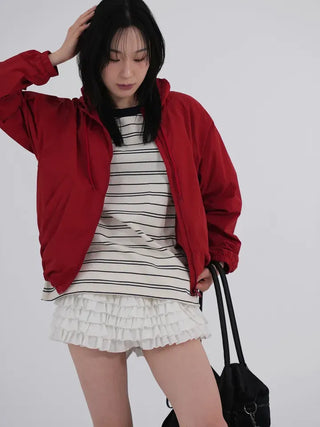Dense Multi-Stripe Color Block T-shirt