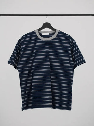 Dense Multi-Stripe Color Block T-shirt