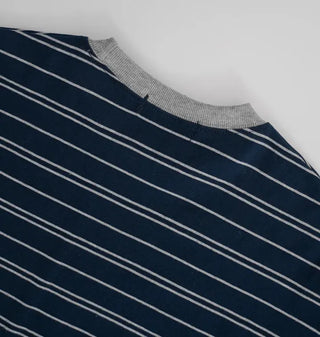 Dense Multi-Stripe Color Block T-shirt