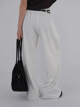 Talon Wide Cotton Tracksuit Pants