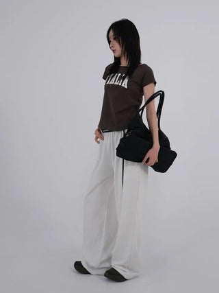 Talon Wide Cotton Tracksuit Pants
