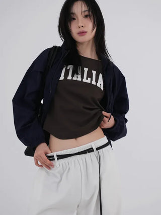 Talon Wide Cotton Tracksuit Pants