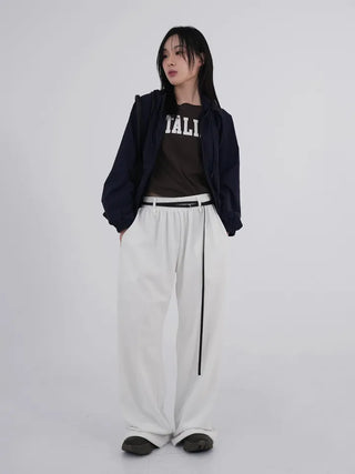 Talon Wide Cotton Tracksuit Pants