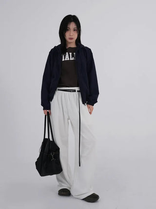 Talon Wide Cotton Tracksuit Pants