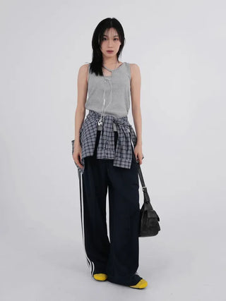 Cellop check crop shirt
