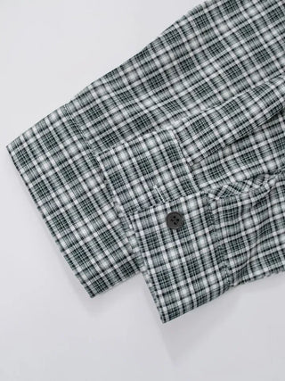 Cellop check crop shirt