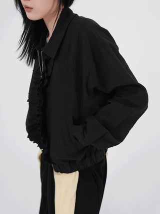 Genf Frill Two-Way Zip-Up