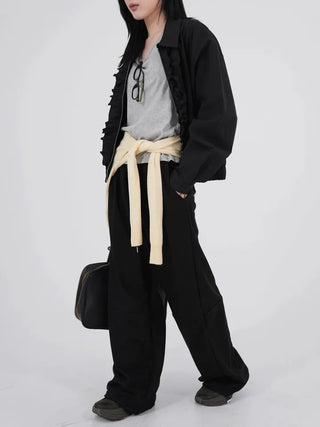 Genf Frill Two-Way Zip-Up