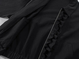 Genf Frill Two-Way Zip-Up