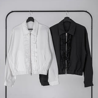 Genf Frill Two-Way Zip-Up